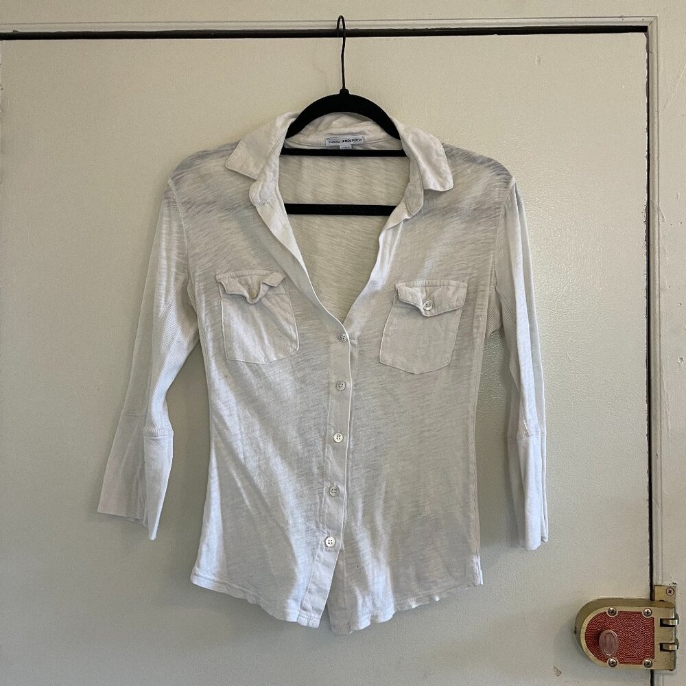 James Perse button down top